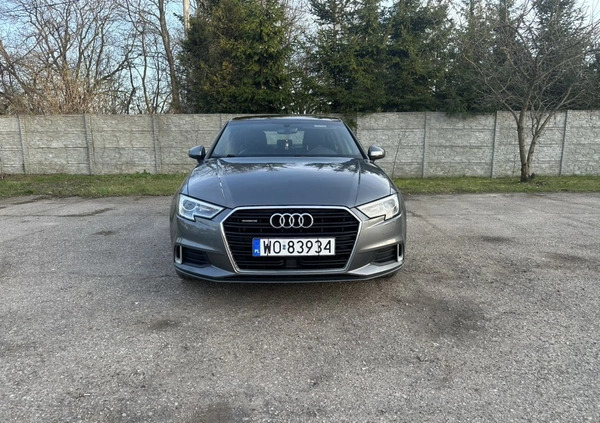 Audi A3 cena 76800 przebieg: 91232, rok produkcji 2017 z Ostrołęka małe 781